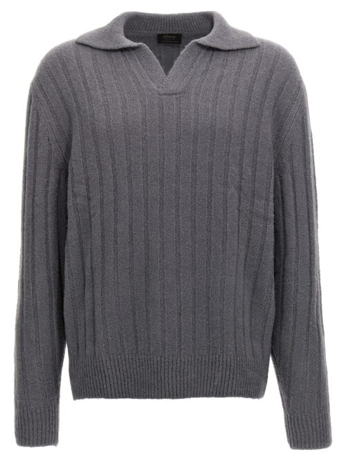 Polo sweater BRIONI Gray