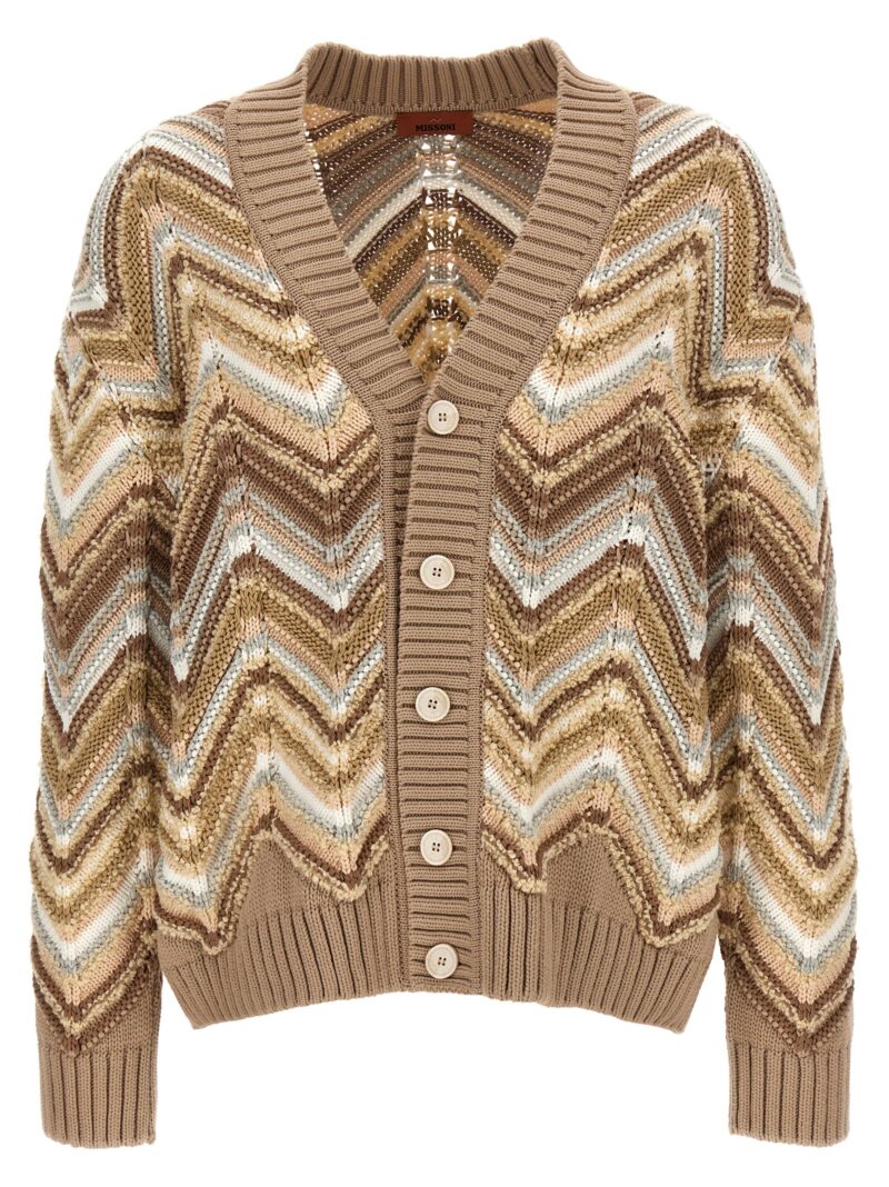 'Zig Zag' cardigan MISSONI Beige