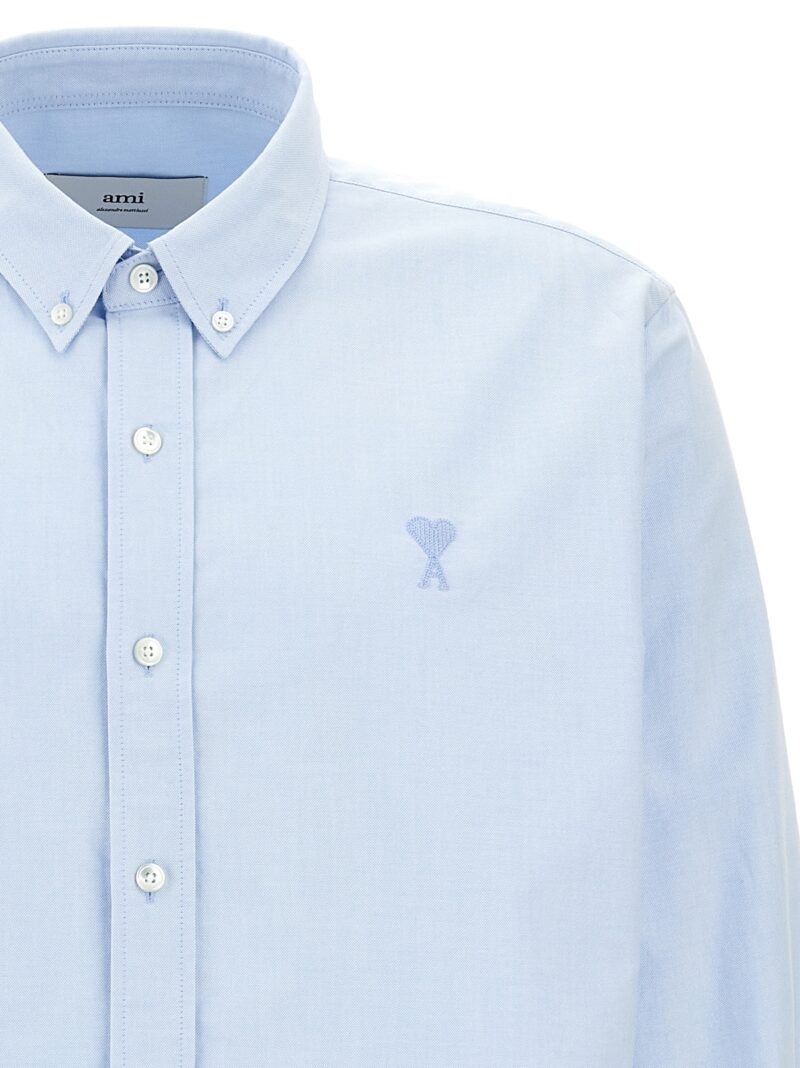 'Ami de Coeur' shirt Man AMI PARIS Light Blue