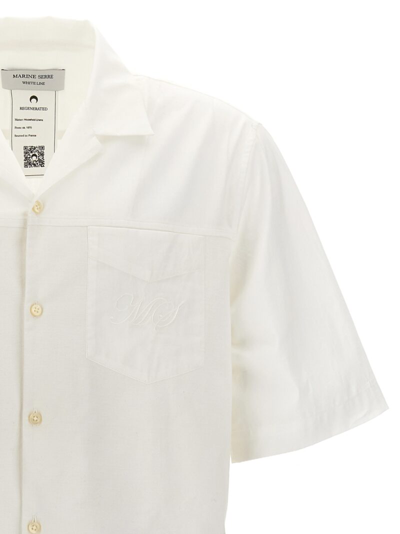 'Household Linens' shirt Man MARINE SERRE White