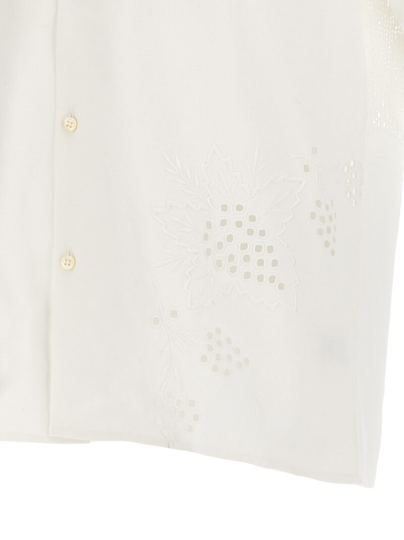 'Household Linens' shirt 100% cotton MARINE SERRE White