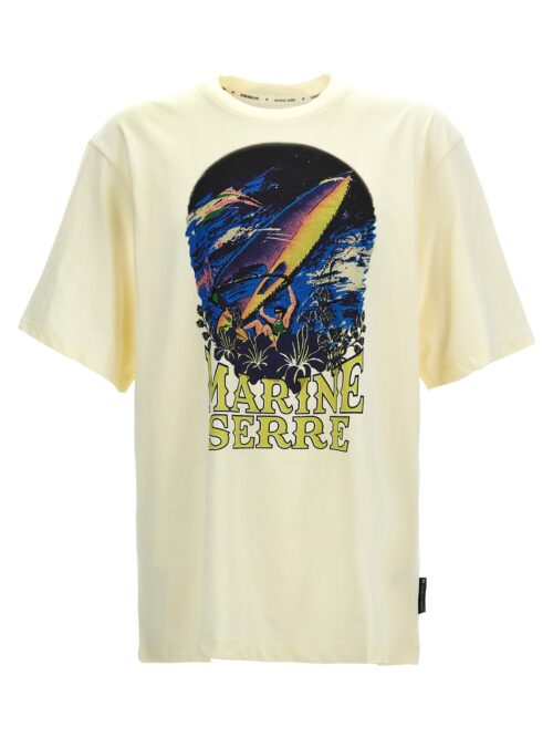 Printed T-shirt MARINE SERRE White