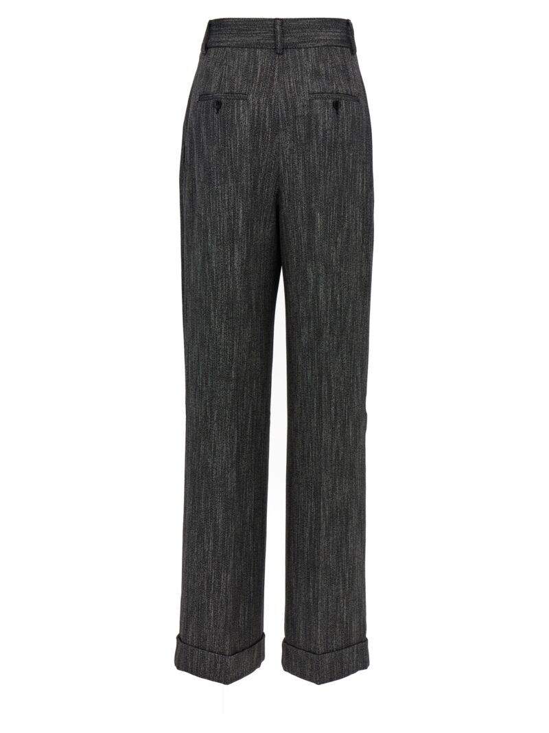 Pants with front pleats V030151241555 ALBERTA FERRETTI Gray