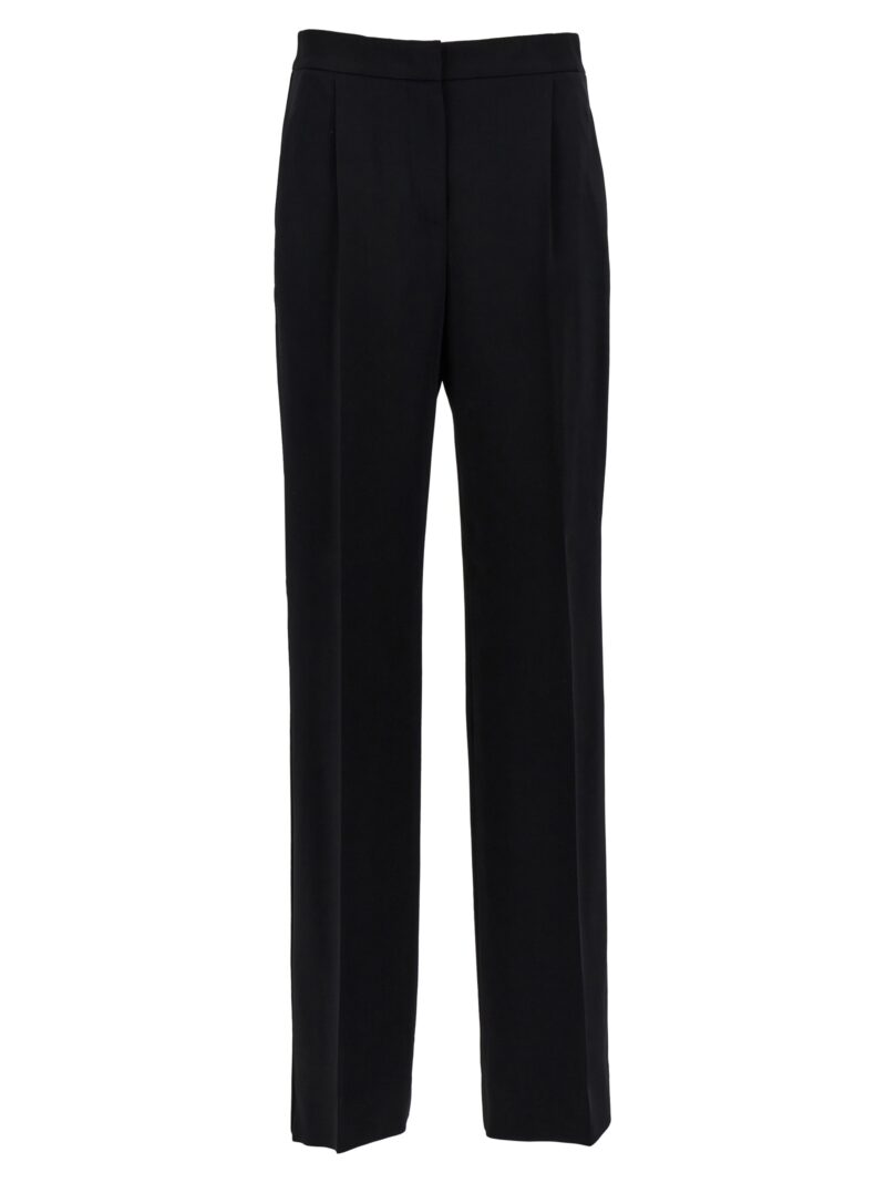 Satin band pants ALBERTA FERRETTI Black