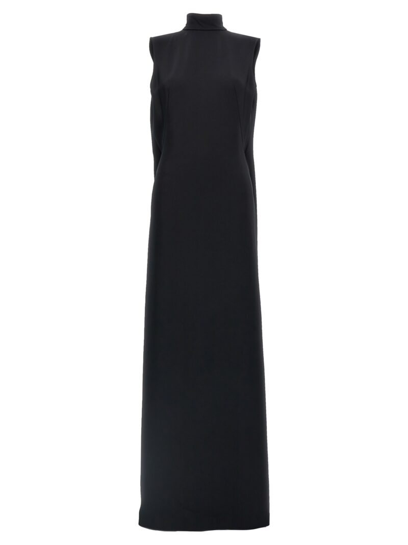 Cut out long dress ALBERTA FERRETTI Black