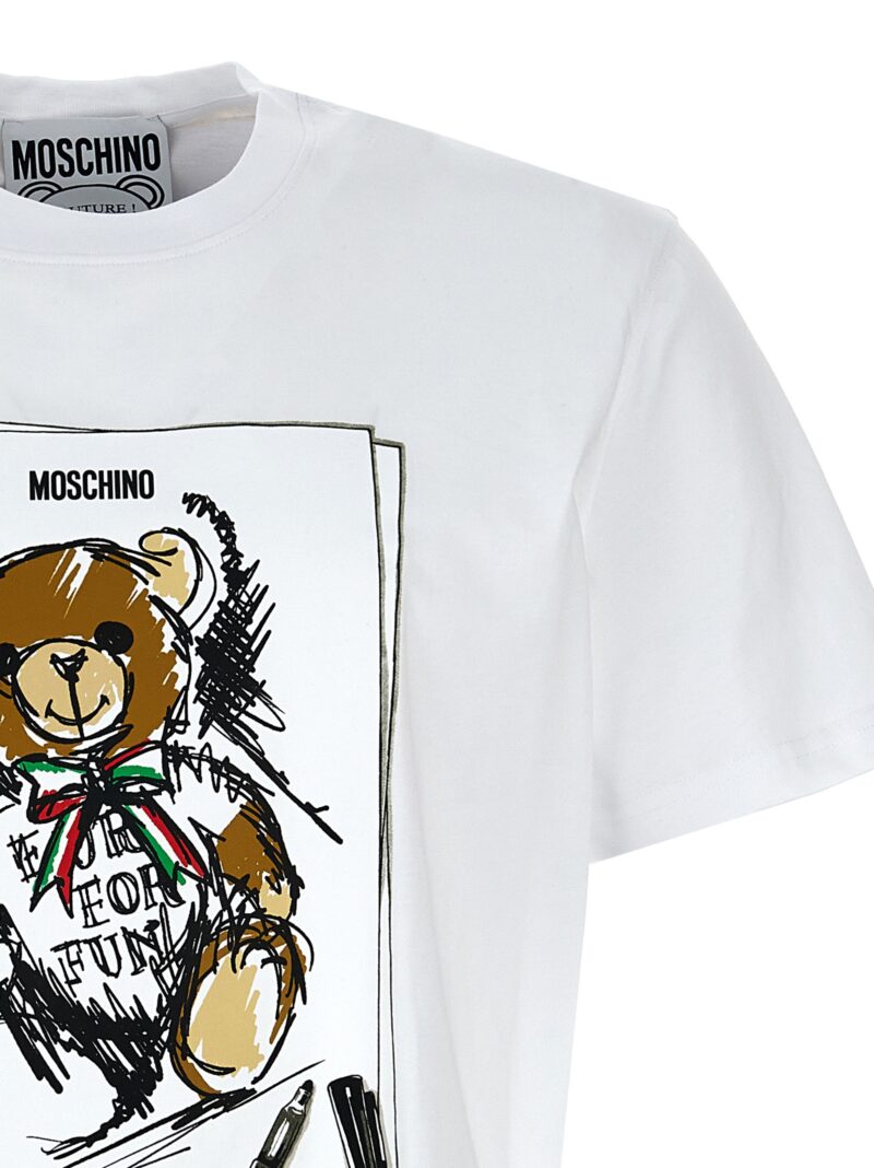 'Teddy' T-shirt Man MOSCHINO White