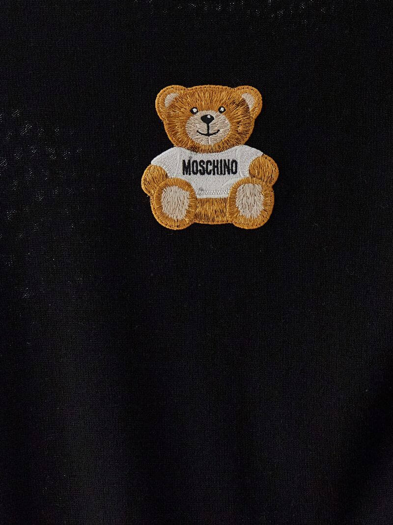 Teddy sweater 100% virgin wool MOSCHINO Black