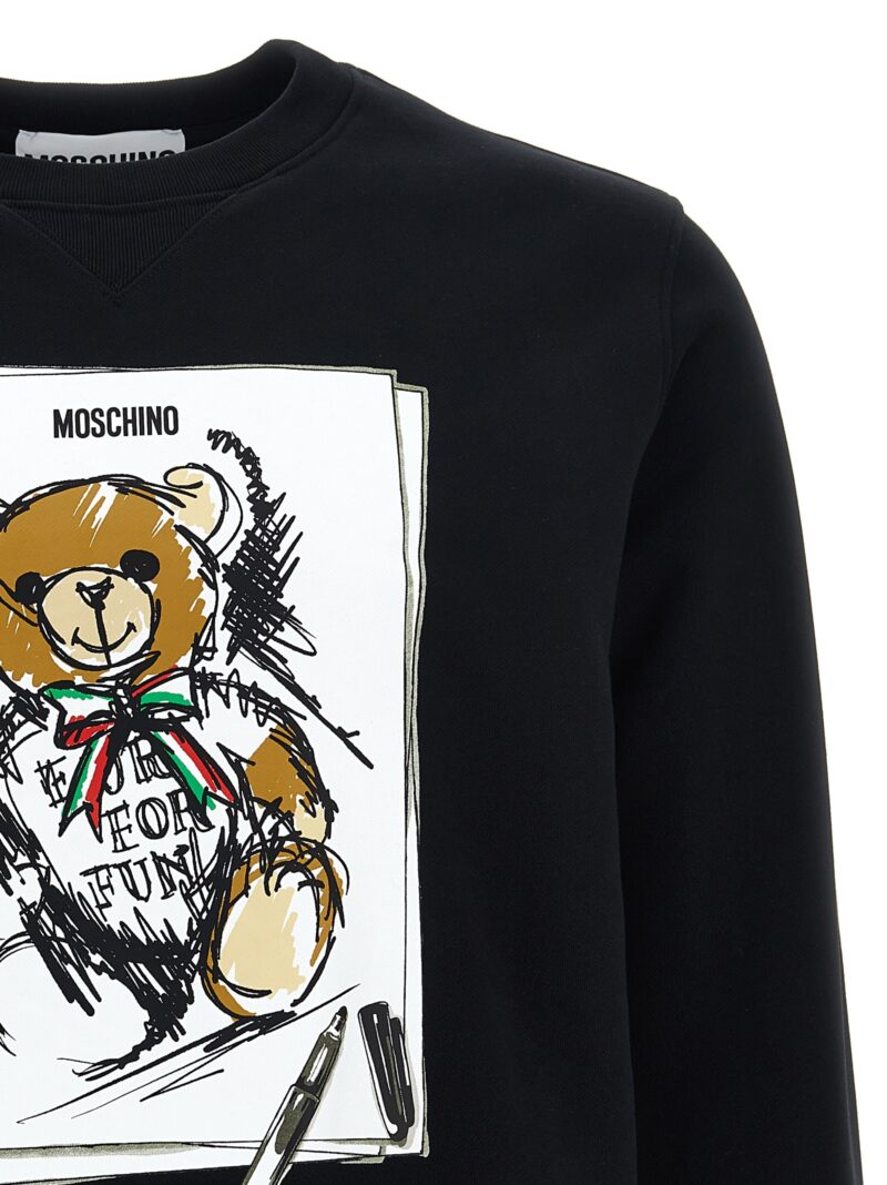 'Teddy' sweatshirt Man MOSCHINO Black