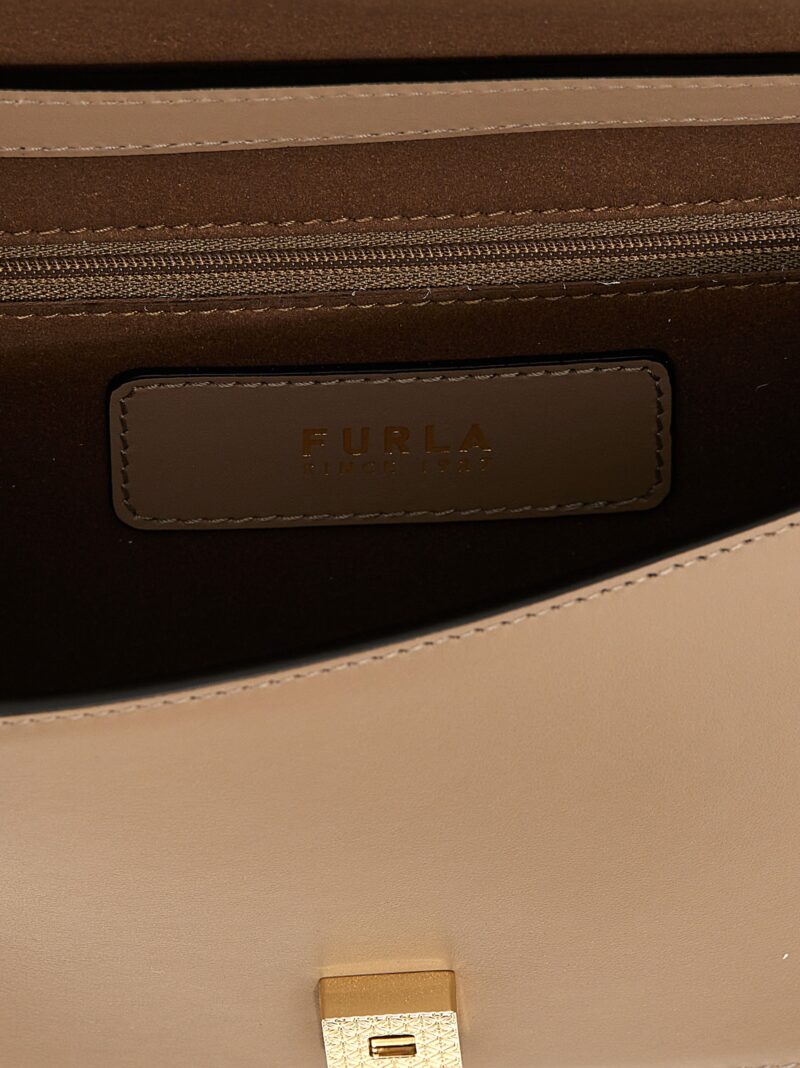 'Furla Sfera Mini' crossbody bag 100% calfskin leather (Bos Taurus) FURLA Beige