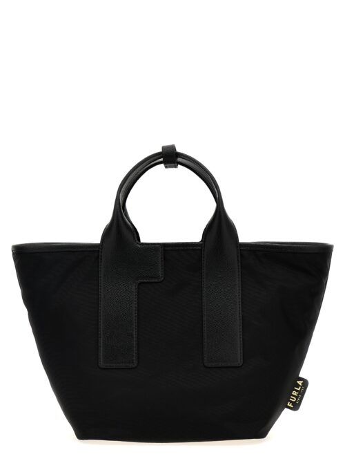'Piuma M' shopping bag FURLA Black