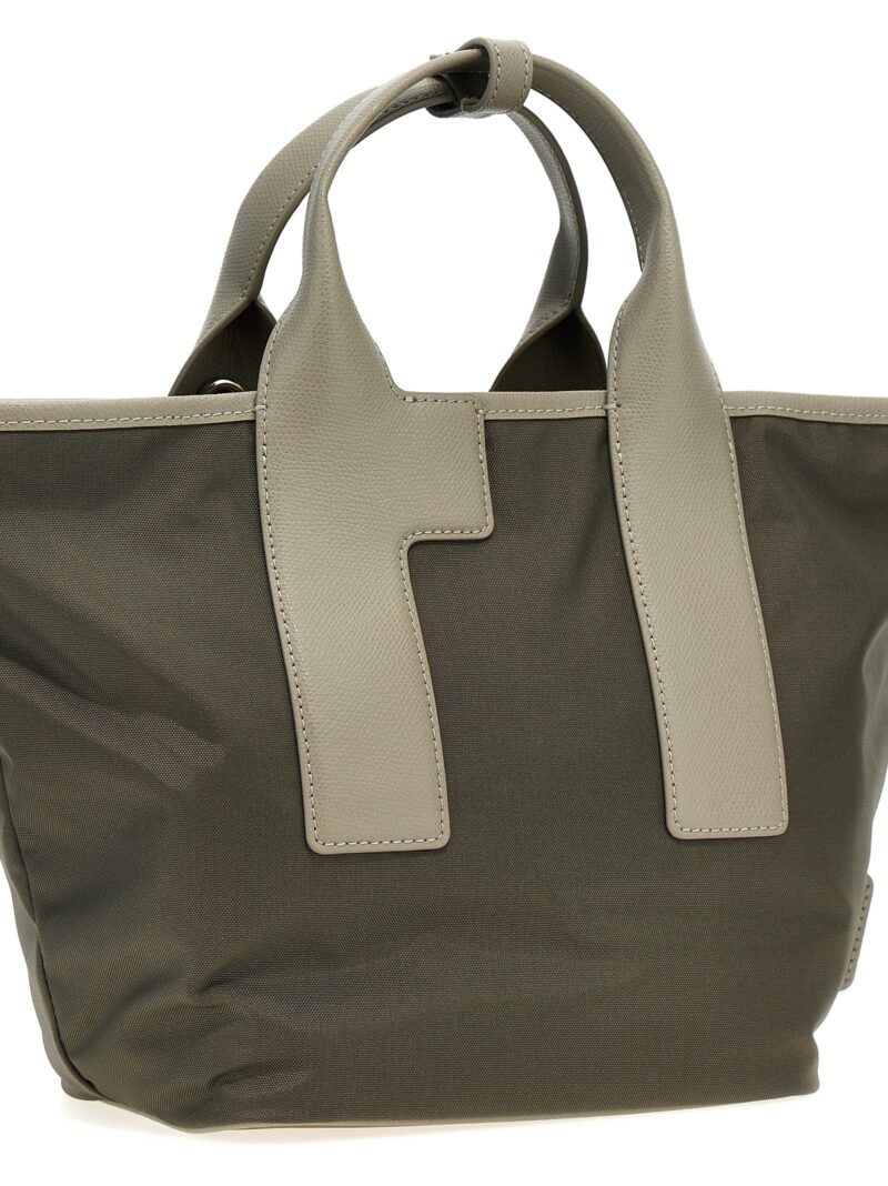 'Piuma M' shopping bag Woman FURLA Gray