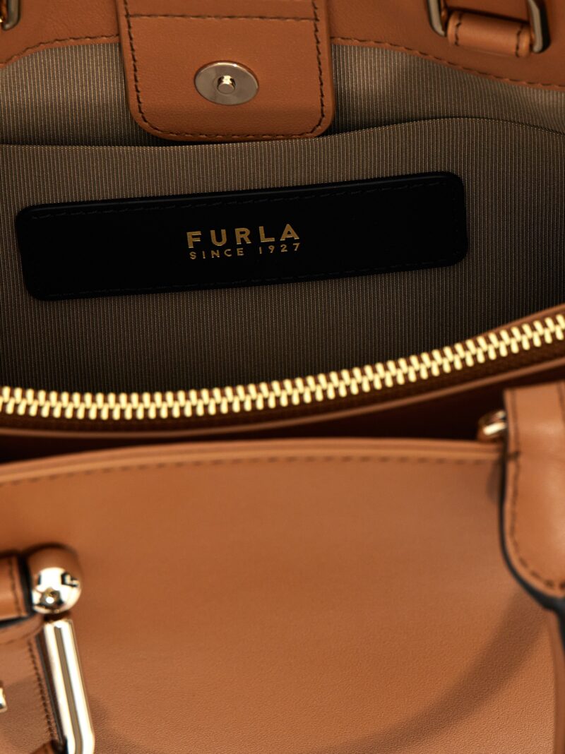 'Nuvola M' handbag 100% calfskin leather (Bos Taurus) FURLA Brown