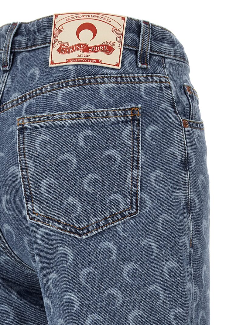 'Moon Laser' jeans 100% cotton MARINE SERRE Light Blue