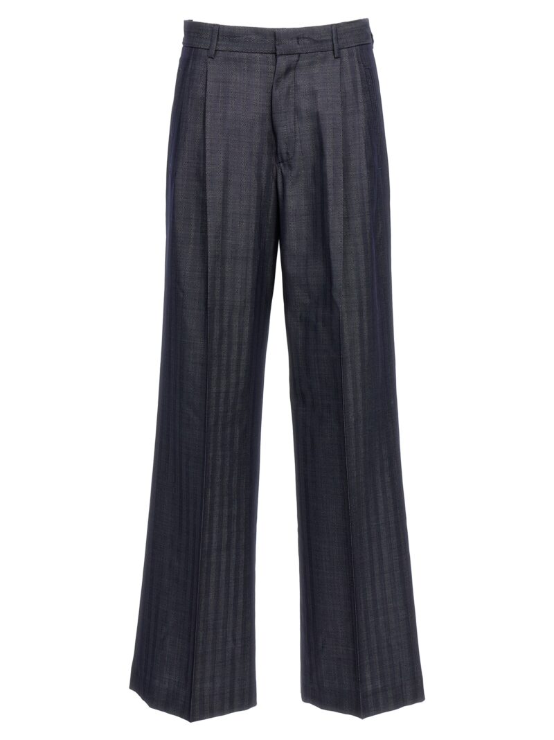 Striped tailored trousers ETRO Blue