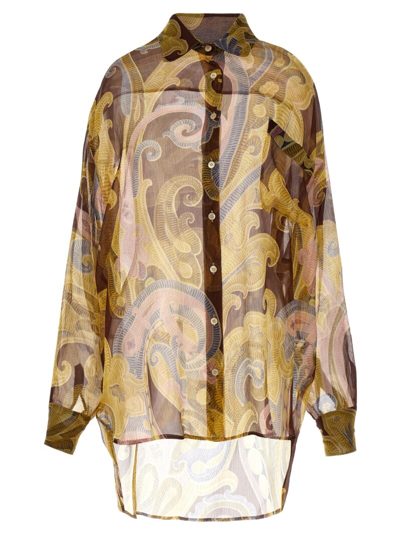 Printed silk shirt ETRO Multicolor