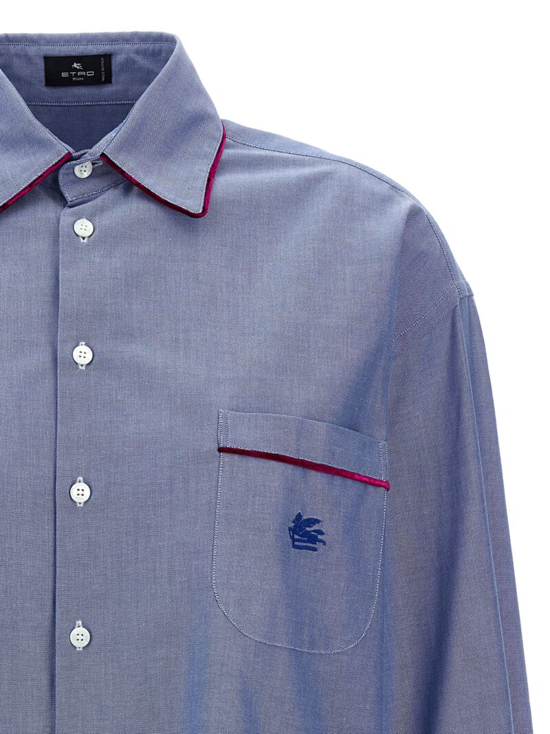 'Pegaso' shirt Woman ETRO Light Blue