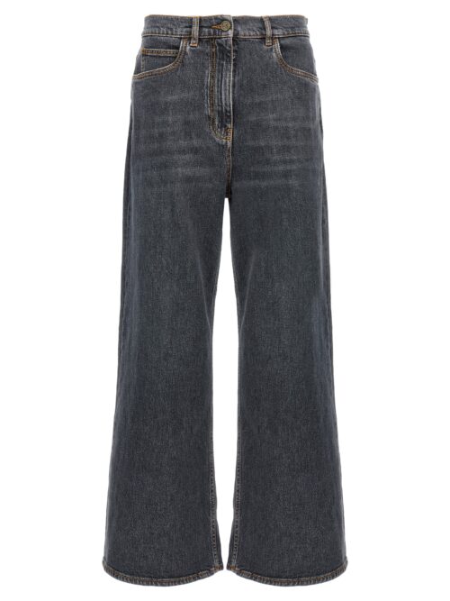 Wide leg jeans ETRO Gray