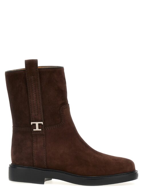 'T Timeless' ankle boots TOD'S Brown