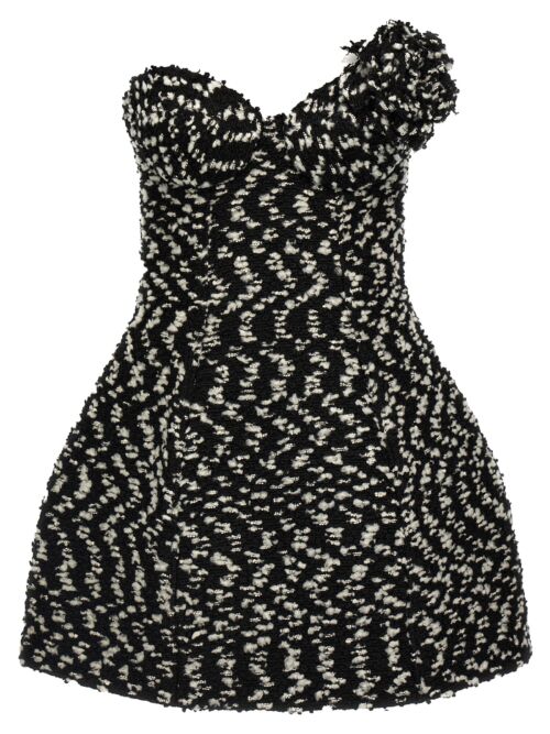 Tweed dress GIUSEPPE DI MORABITO White/Black