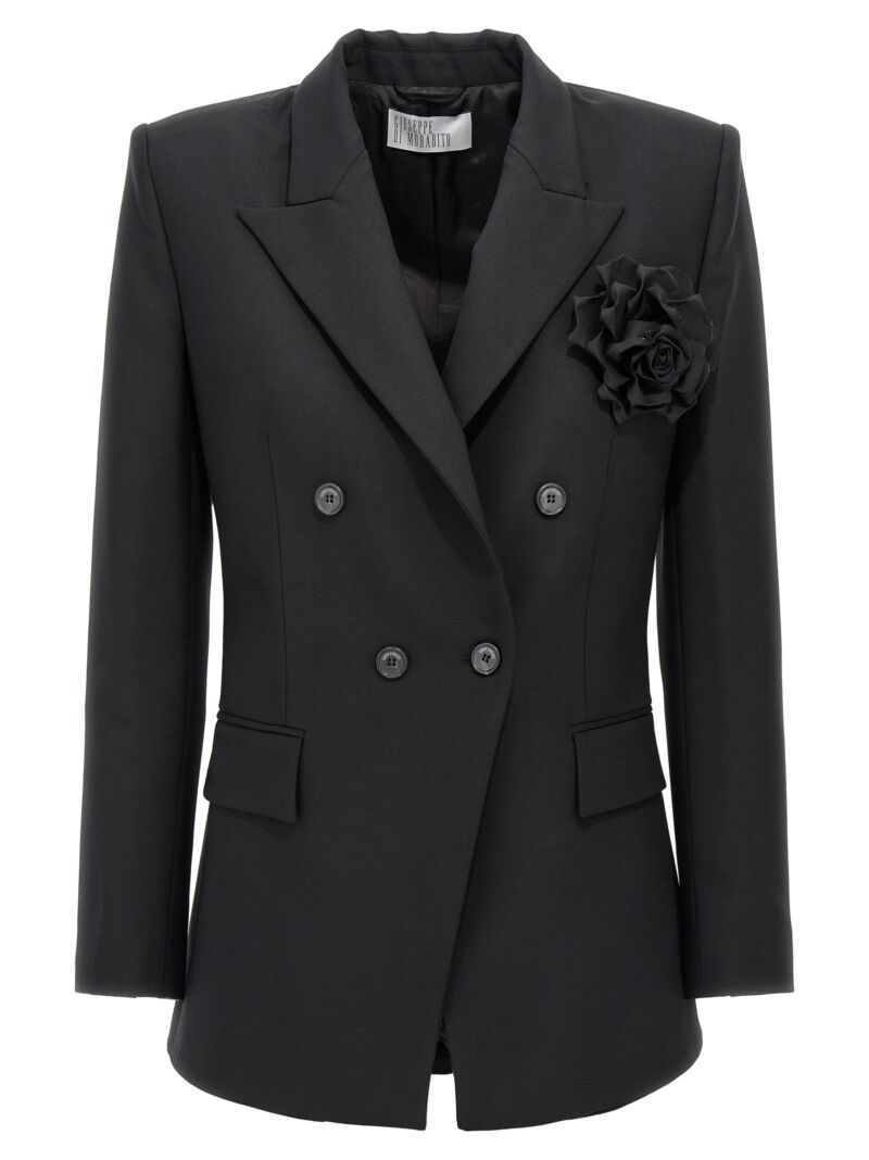 Double-breasted blazer GIUSEPPE DI MORABITO Black