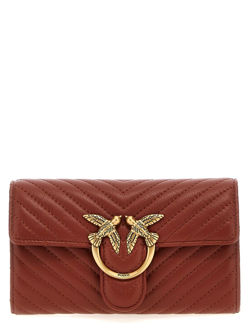 'Love Bag One Wallet Chevron' wallet PINKO Bordeaux