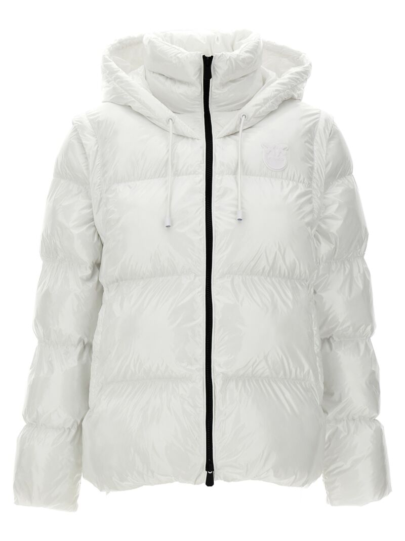 'Indice' down jacket PINKO White