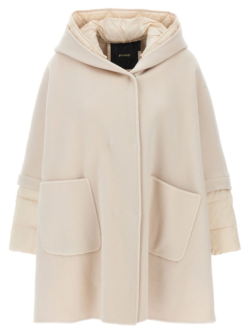 'Medaglia' cape PINKO Beige