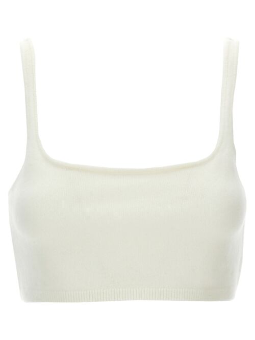 'Bacca Bra' cropped top PINKO White