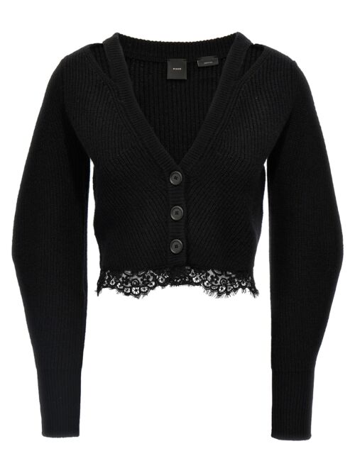 'Dosaggio' cropped cardigan PINKO Black