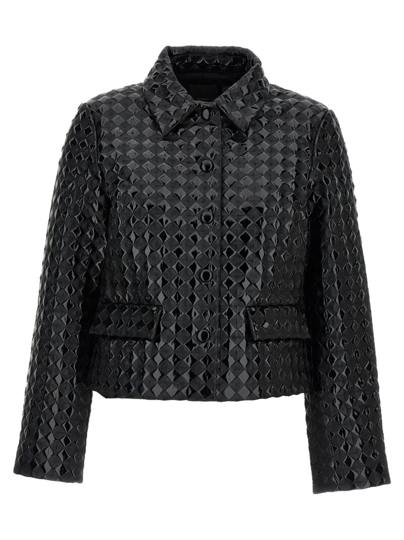 'Leopardi' jacket PINKO Black