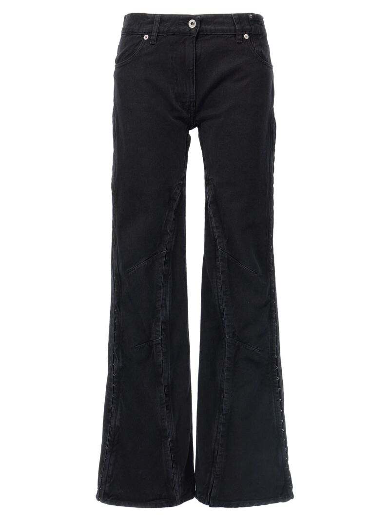 'Hook and Eye' jeans 107PA002EVERGREENBLACK Y/PROJECT Black