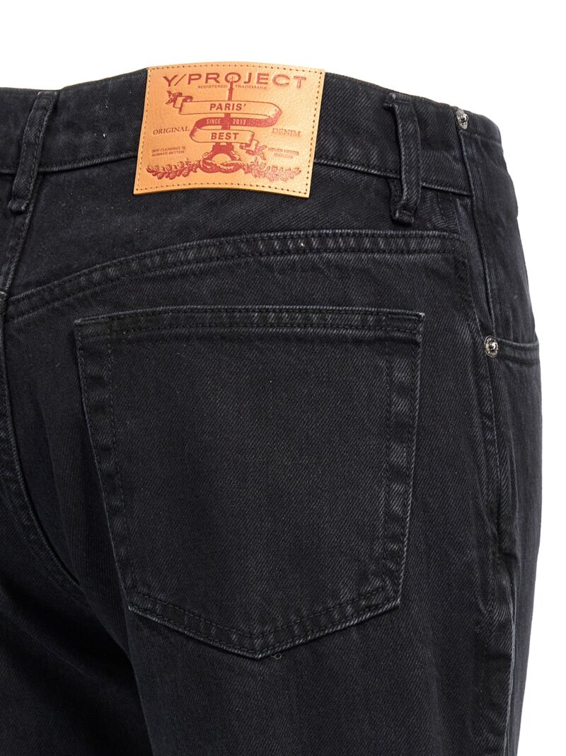 'Hook and Eye' jeans Fall Winter 2024/2025 Y/PROJECT Black