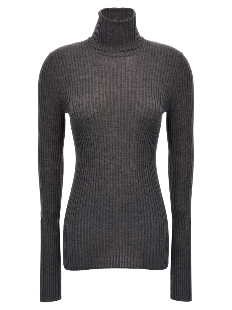 Ribbed sweater NUDE Gray