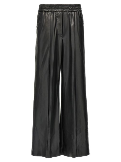 Faux leather trousers NUDE Black