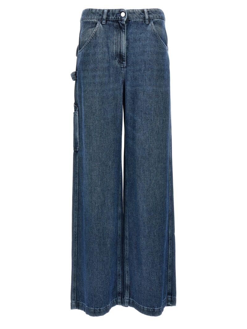 Wide leg lyocell jeans NUDE Blue