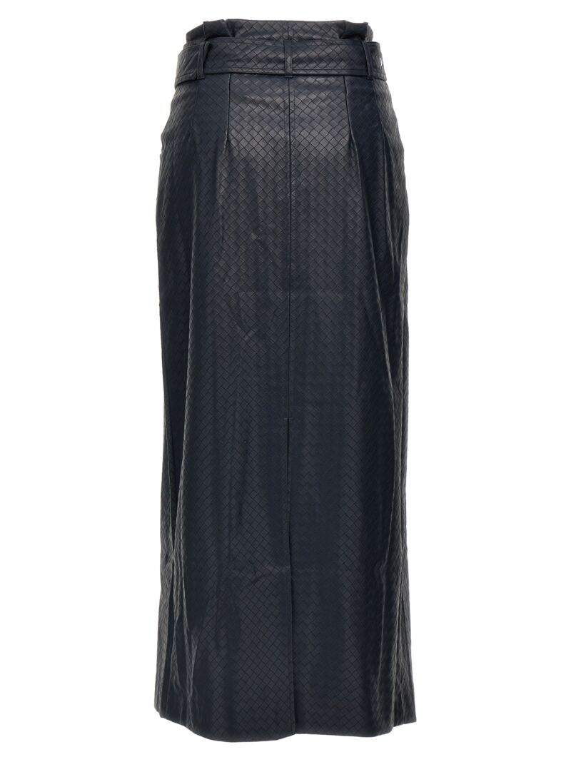 'Midi Paper Waist' skirt 11286823182318 ROTATE BIRGER CHRISTENSEN Blue