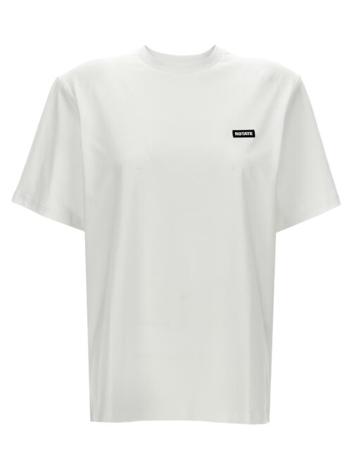 Logo label T-shirt ROTATE BIRGER CHRISTENSEN White