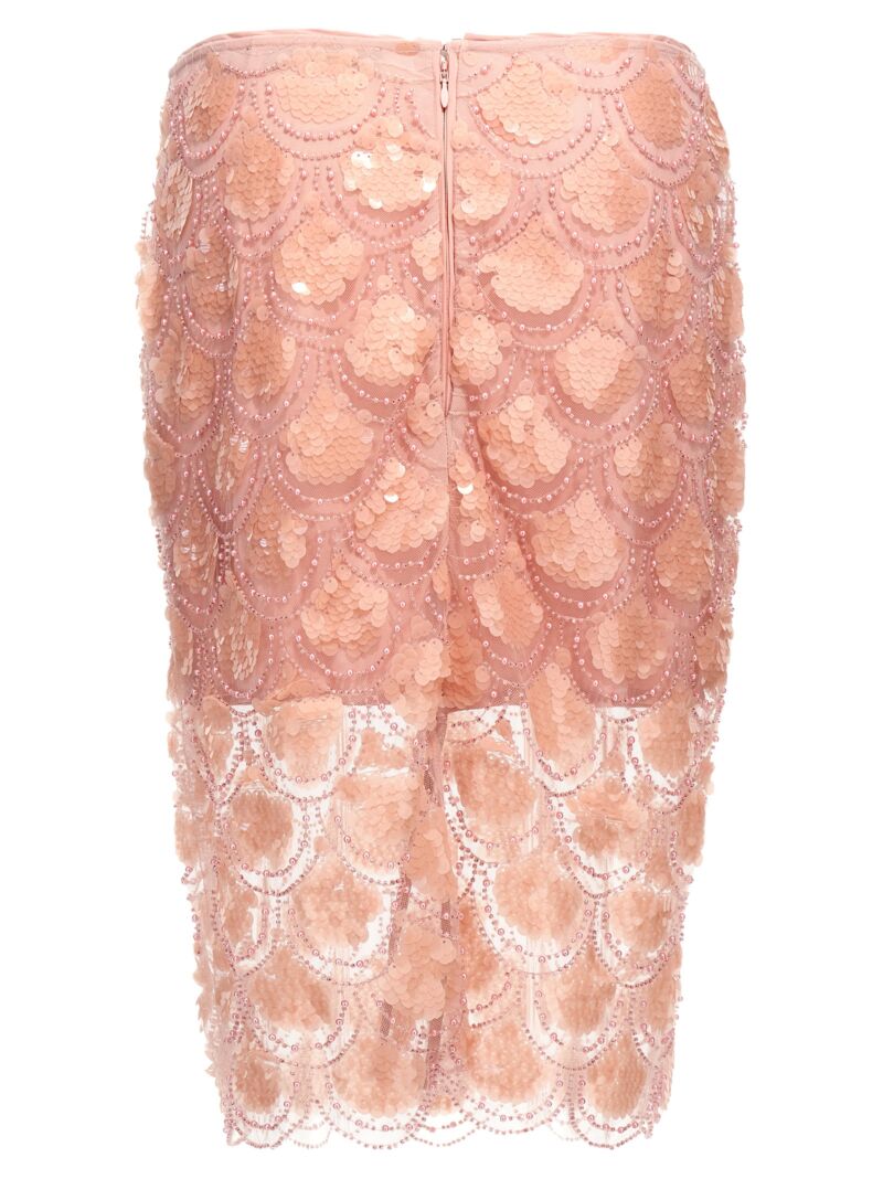 'Sequin Pencil' skirt 11344619221922 ROTATE BIRGER CHRISTENSEN Pink