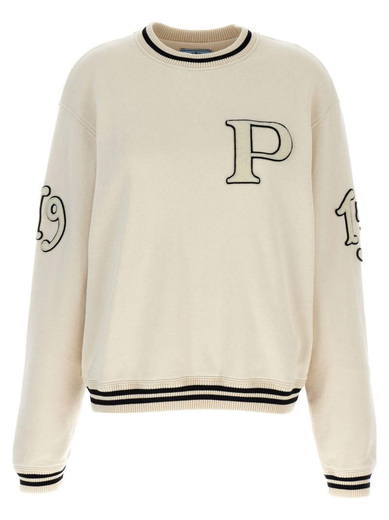 Patches sweatshirt PRADA Beige