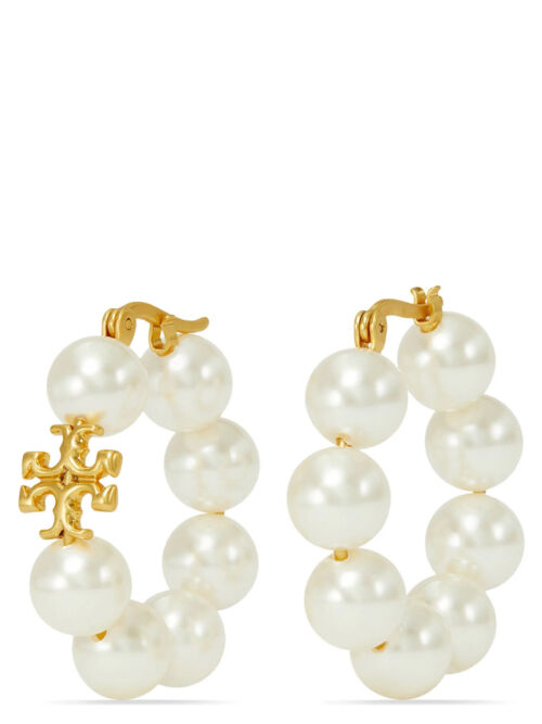 'Kira' earrings TORY BURCH White