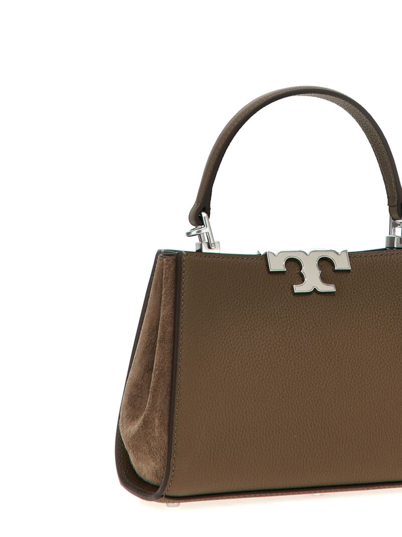 'Eleanor Mini Satchel' handbag Woman TORY BURCH Brown