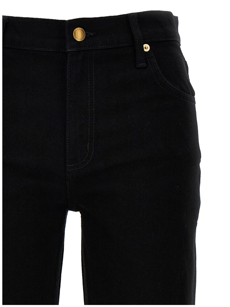 'Cropped Kick Flare' jeans Woman TORY BURCH Black