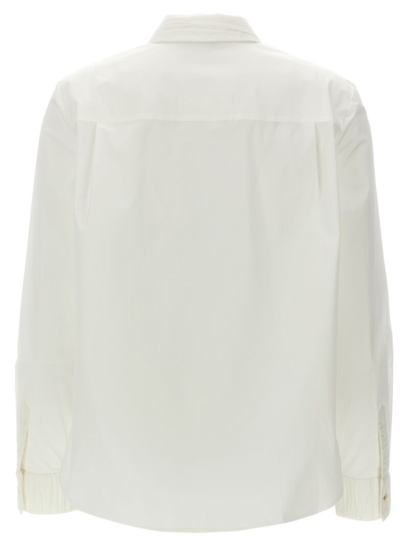 Pleated detail shirt 163363100 TORY BURCH White