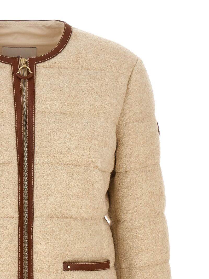 'Serinde' down jacket Woman MONCLER Beige