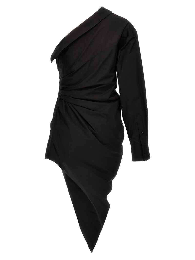 Asymmetrical shirt dress 1WC4246704001 ALEXANDER WANG Black