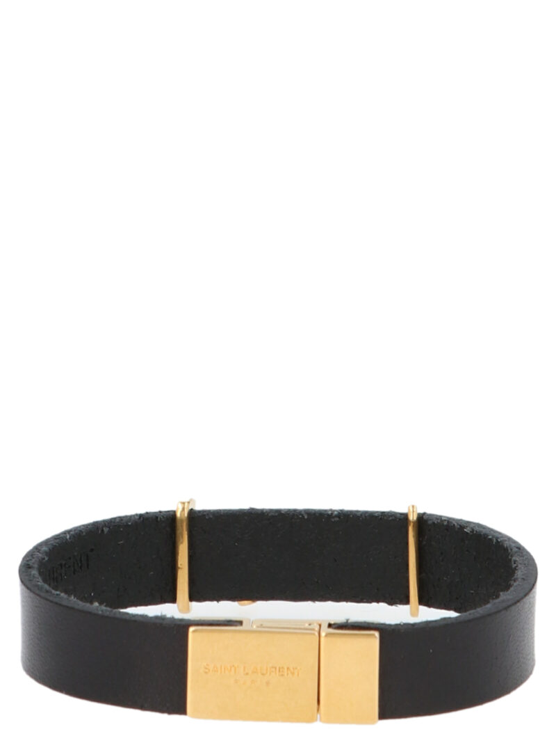 Logo bracelet 7088150IH0J1000 SAINT LAURENT Black