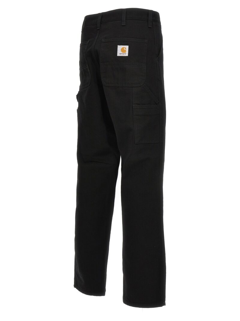 Single Knee' pants 100% cotton CARHARTT WIP Black