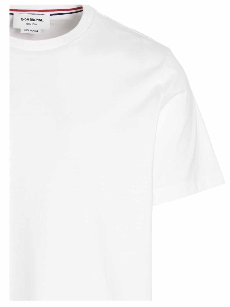 Logo t-shirt Man THOM BROWNE White