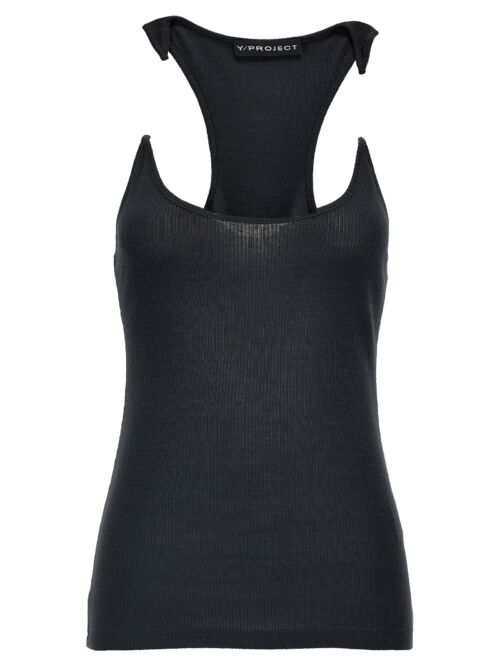 'Invisible Strap' tank top Y/PROJECT Black