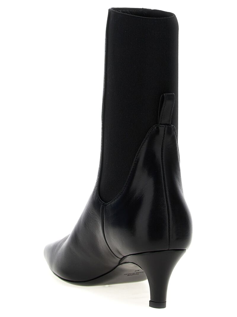 Leather ankle boots Woman TOTEME Black